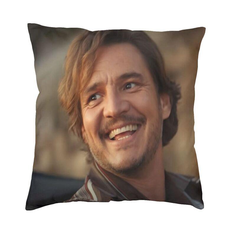 Custom Modern Pedro Pascal Ultimate Collage Fan Art Sofa Cushion Cover Soft Pillow Case Home Decorative
