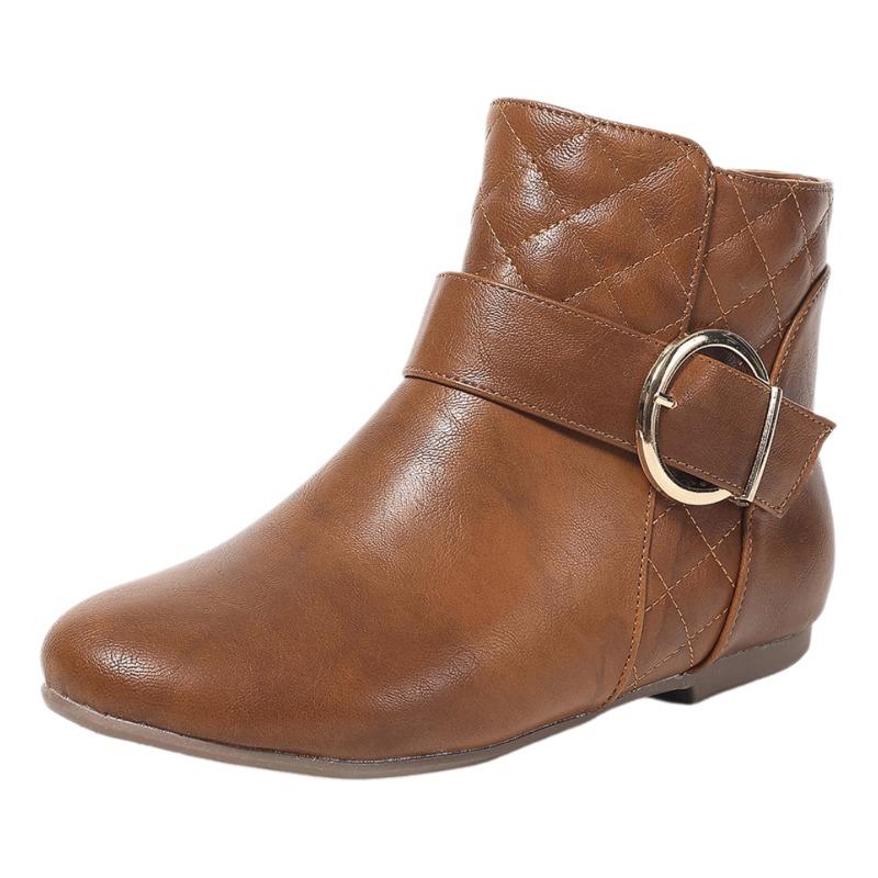 2024 High Quality Ladies Shoes Side Zipper Women's Boots Fashion Women's Boots Office and Career Hot Sale Plus Size Ankle Boots