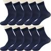 10/5/3/2/1 Paar Herren Leichte Atmungsaktive Mittelhohe Socken - Einfarbige Serie, Alltags- und Business-Essentials, Bequemer Stil, Klassisches Design