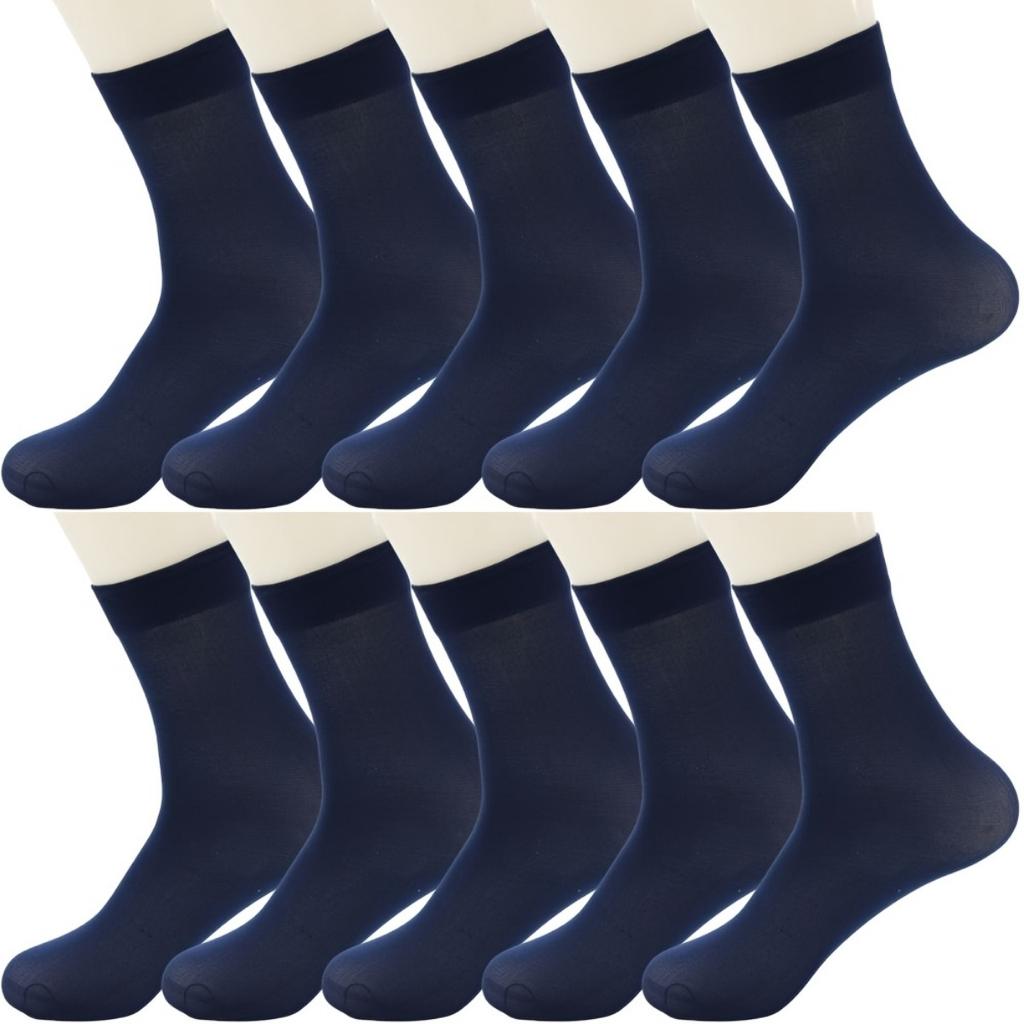 10/5/3/2/1 Paar Herren Leichte Atmungsaktive Mittelhohe Socken - Einfarbige Serie, Alltags- und Business-Essentials, Bequemer Stil, Klassisches Design