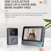 2.4G Wireless Video Doorbell Camera 4.3-inch IPS Screen Home Apartment Two-Way Voice Intercom Night Vision Smart Visual Doorbell