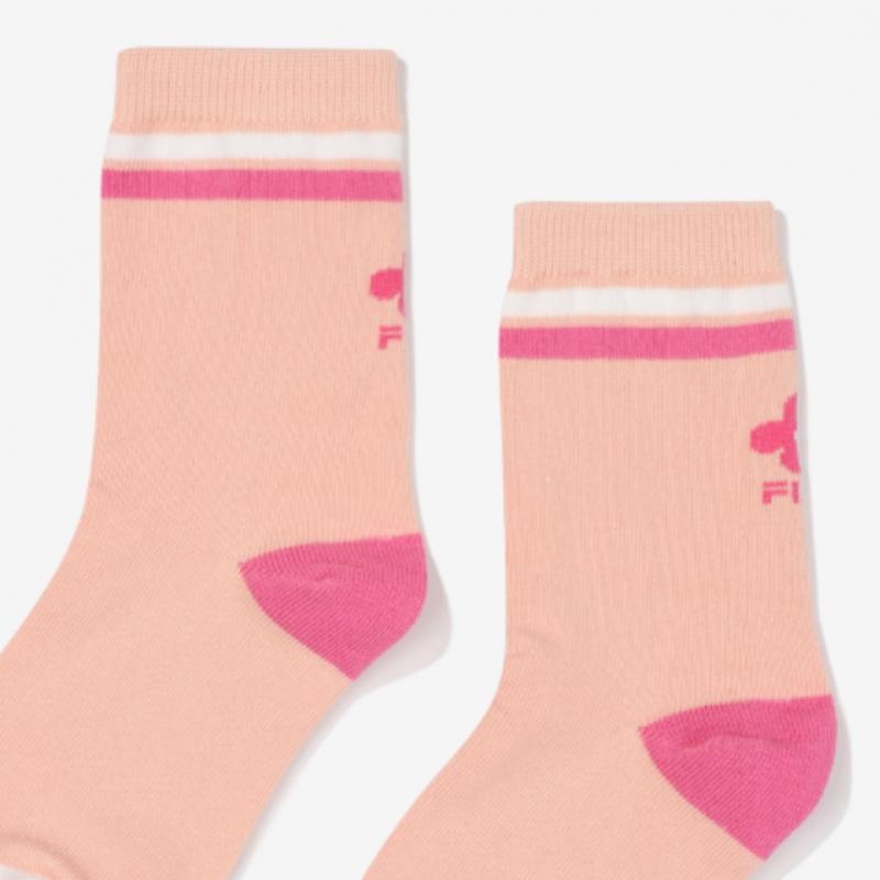 [Fila Kids] Fila X Susu Stripe Long Neck Socks  fk3scf5s02X Por  q0zfk3scf5s02XPor