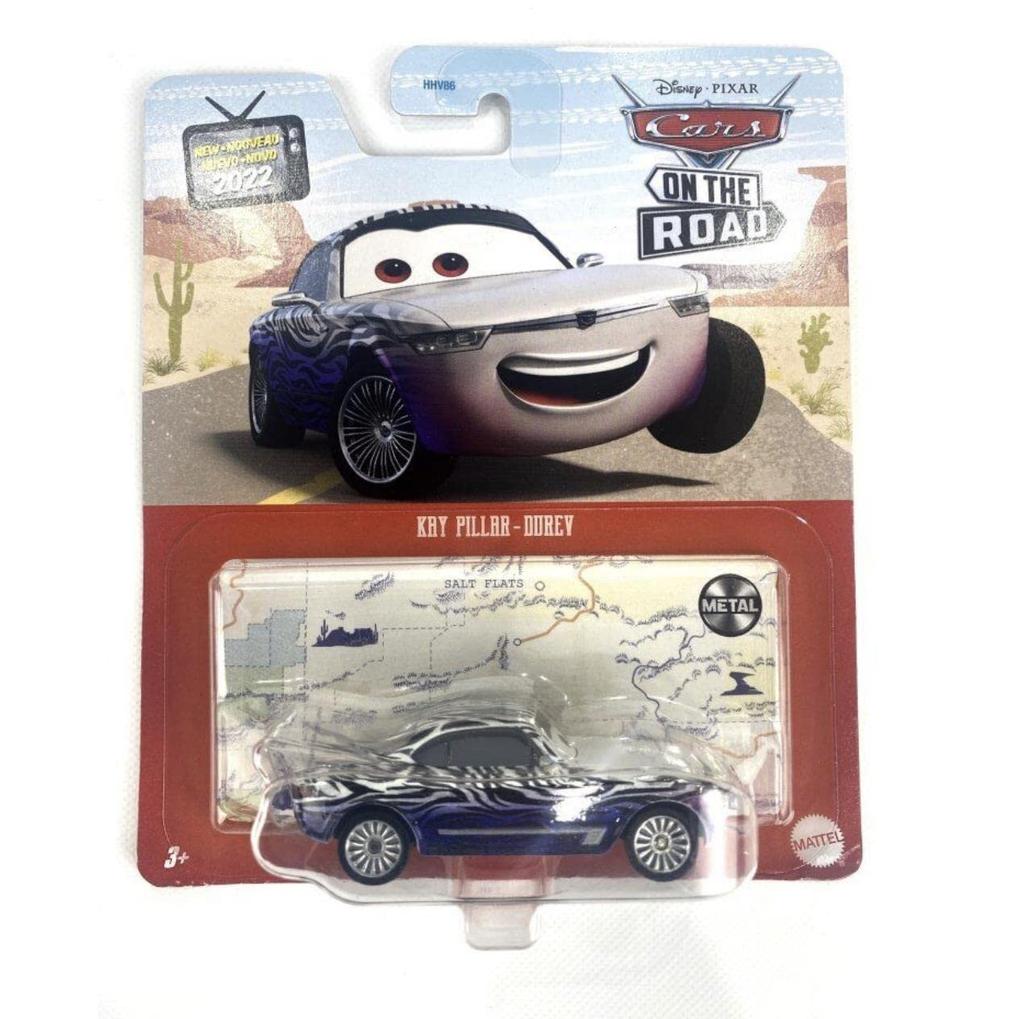 Mattel Disney Pixar Cars on the Road Kay Pillar-Durev Diecast Car