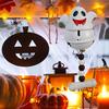 Ghost Bell Hanging Ornament Resin White Ghost Wind Chime Decoration for Halloween Home Garden Party Decor
