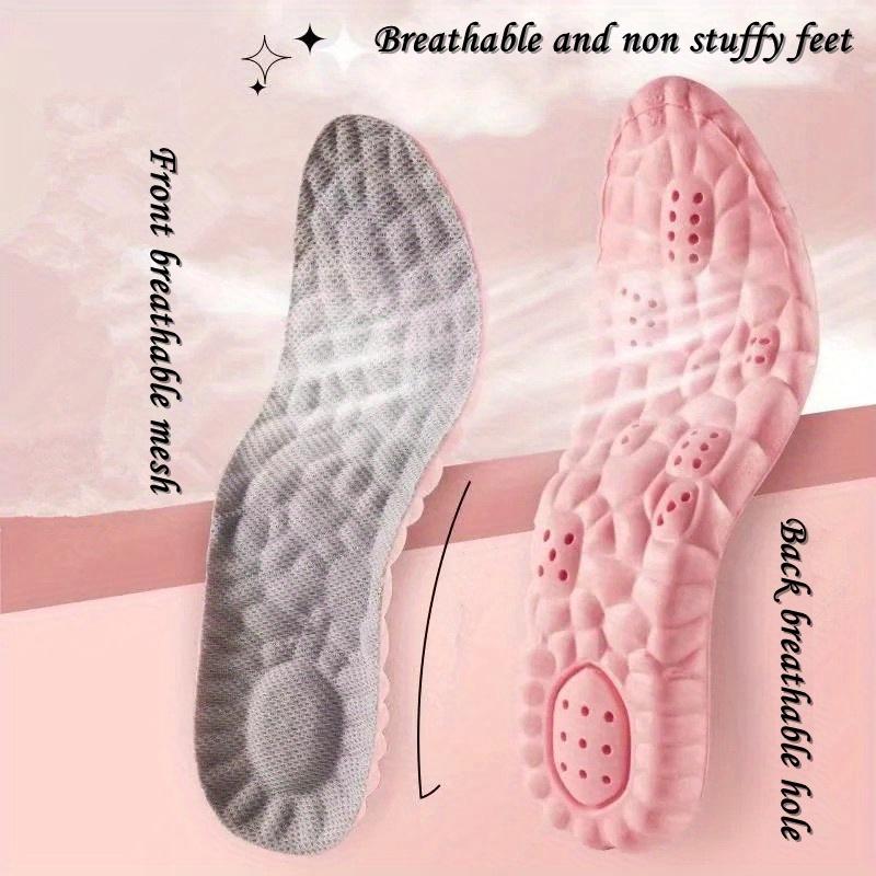 1 Pair Ultra-Comfortable Women's Insoles Breathable, Sweat-Absorbent Sports and Casual Insoles