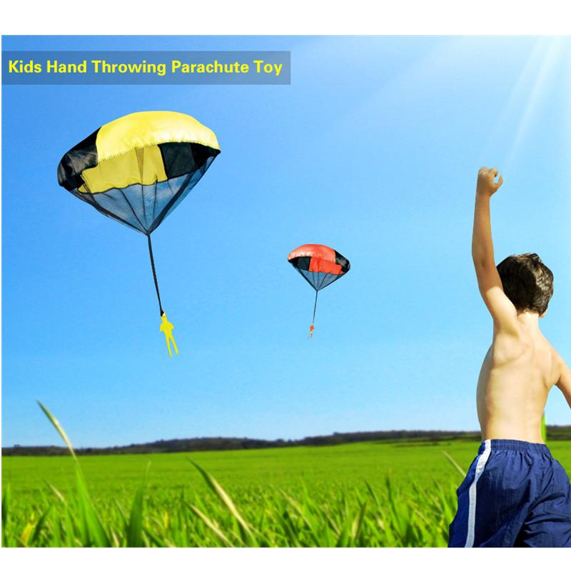 Parachute Toys for Kids, Outdoor Flying Parachute Men Toy, Army Soldiers Guys Toy, No Battery Throwing Hand Toy for Kids Party Favor