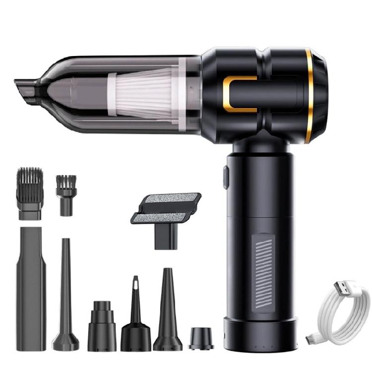 Multifunctional Car Vacuum Cleaner Featuring Removable Battery For Emergency Use High Suction And Easy Type C Charging