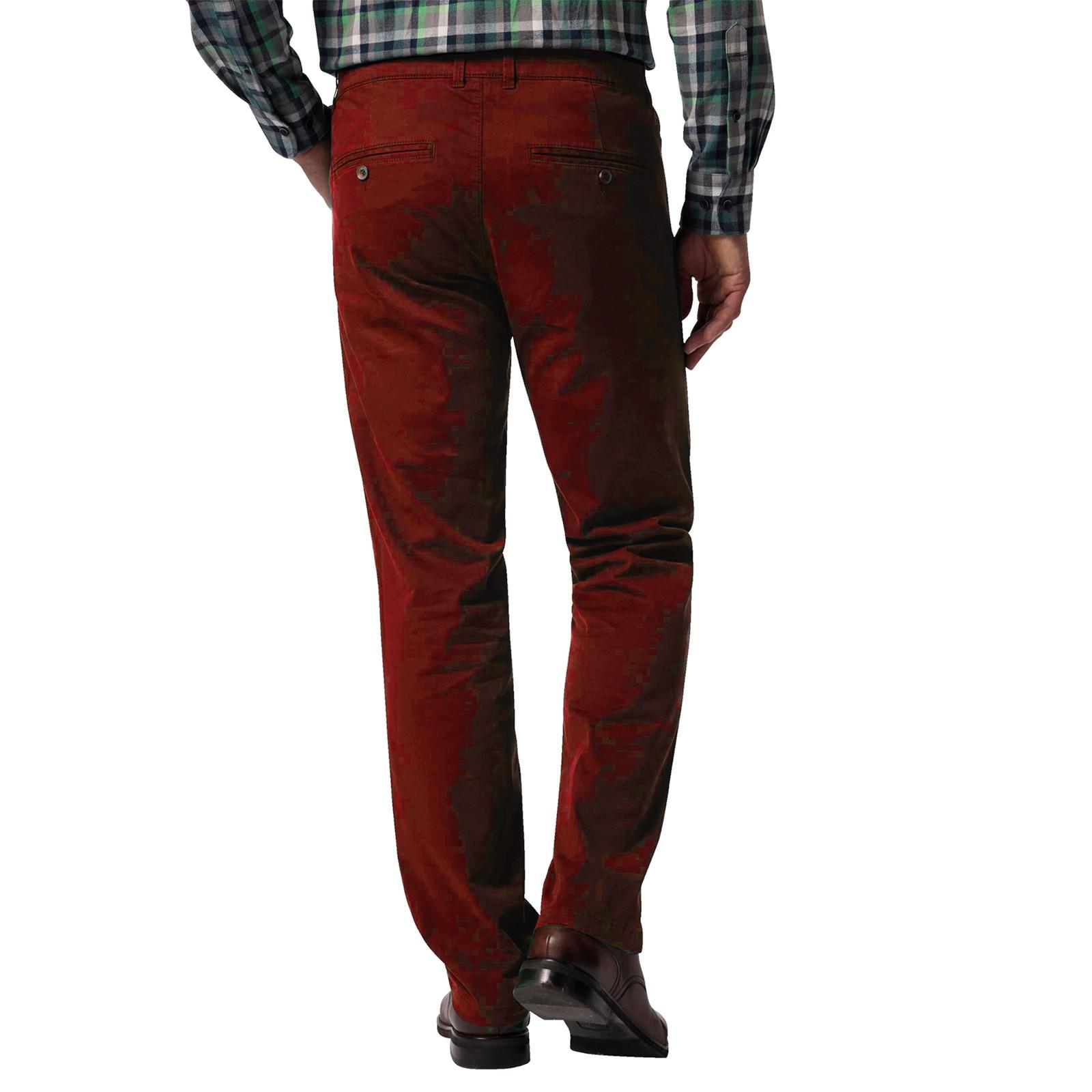 

Мужские повседневные однотонные облегающие брюки прямого покроя из эластичной ткани XL винный