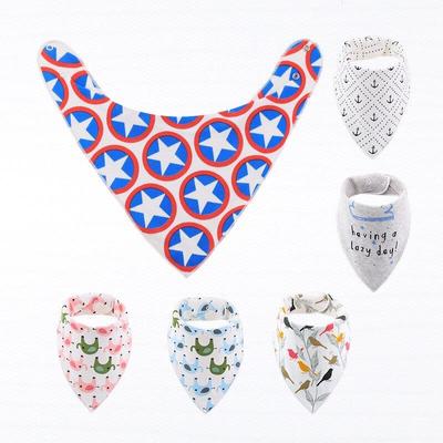 Baby Bandana Bibs Cotton Baby Feeding Burp Cloths Baby Bib Toddler Boys Girls Bib Infant Saliva Smock Baby Stuff