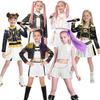 Girls Kids K-Pop Demon Hunters Zoey Rumi Mira Cosplay Costume Set Fancy Dress Idol Movie Cosplay Children Halloween Carniva Suit