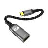 USB-C To DisplayPort 2.1 HD Video Converter Cable, 16K@30Hz, 54Gbps, Compatible with Computer and Phone