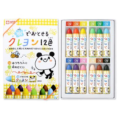 Sakura Craypas Crayon 12 Colors WYL12 Water-soluble