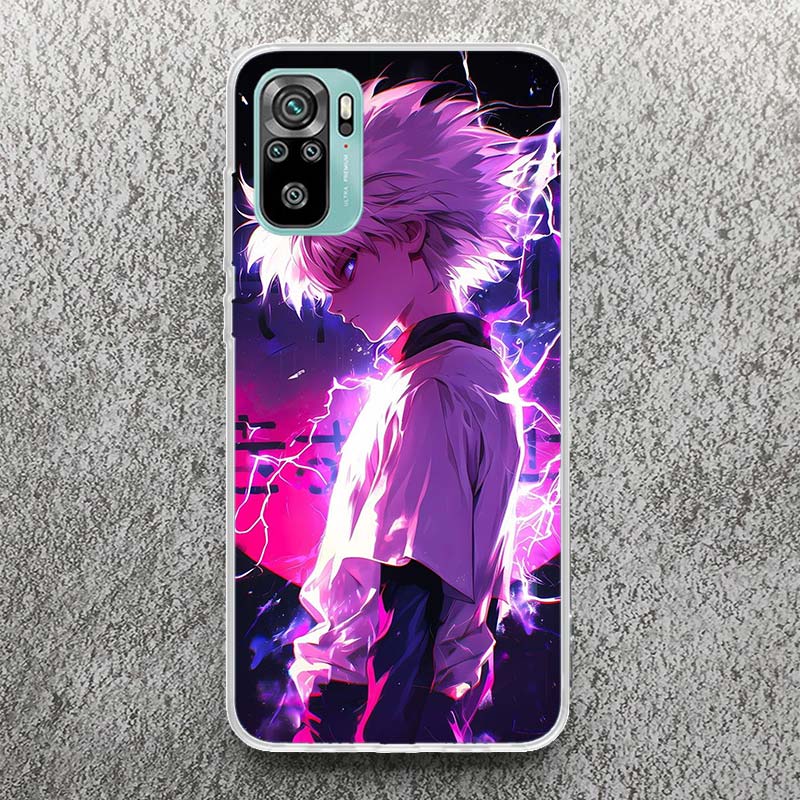 Huner X-Hunters Killua Soft Case for Xiaomi Redmi Note 10 9 9S 8 Pro 7 9T 5 Phone Shell Mi 11T 12T 10T 12 11 Lite 6X A3 Cover