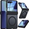 Galaxy Z Flip 8 Case With Magnetic Snap-on Design Frosted Matte Finish Full Coverage Protection Built-in Screen