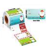 Christmas Name Tags Stickers Holiday Name Tags Decorations Self-Adhesive Festive Stickers Labels For Family Party DIY Craft