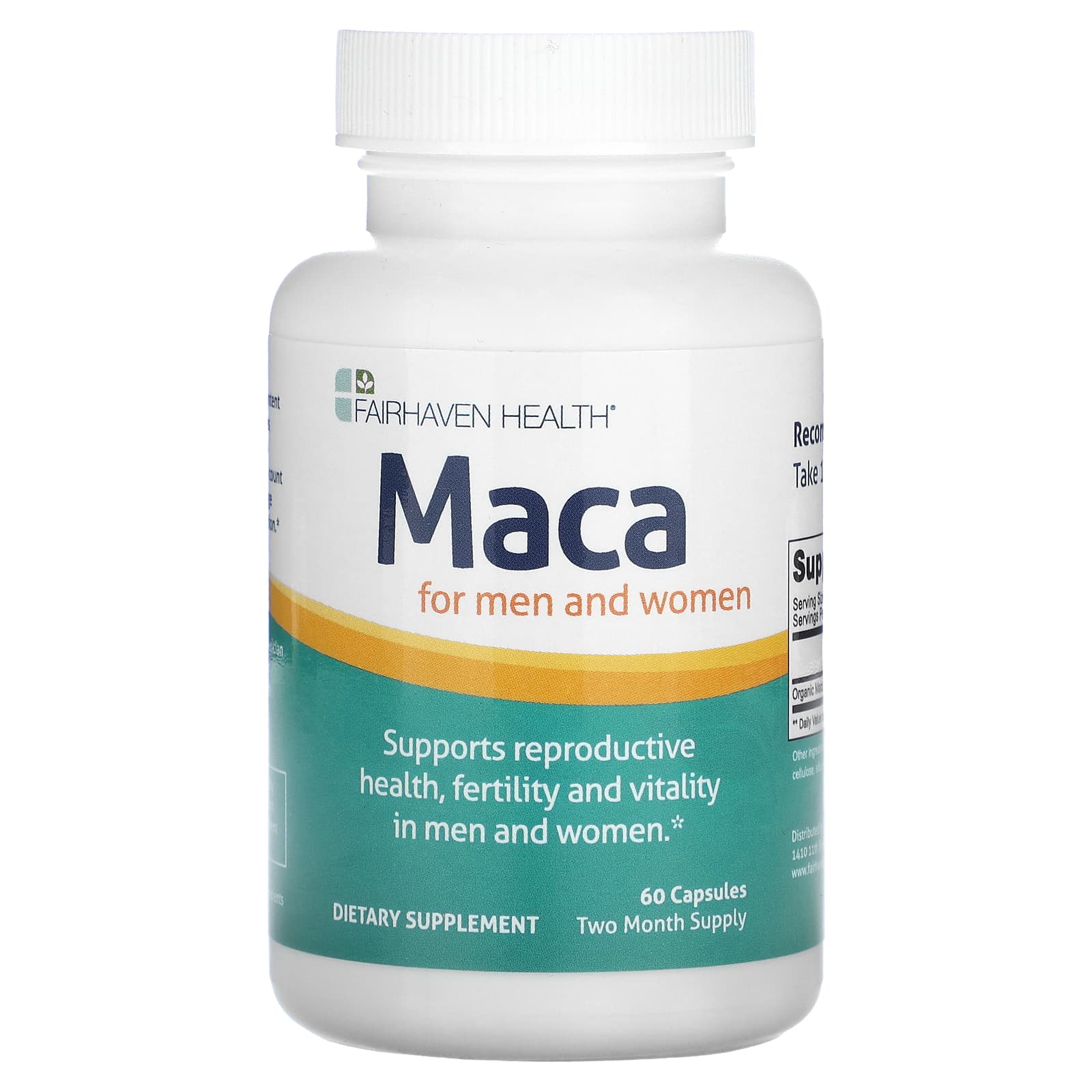 

Fairhaven Health, Maca, 60 капсул