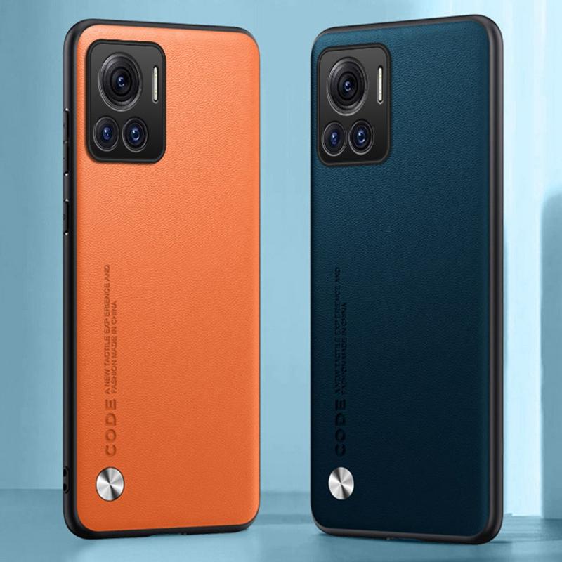 Carcasă de lux din piele PU pentru Motorola Edge 30 Ultra, husă spate din silicon cu protecție completă pentru telefon pentru Motorola Moto Edge30 Ultra