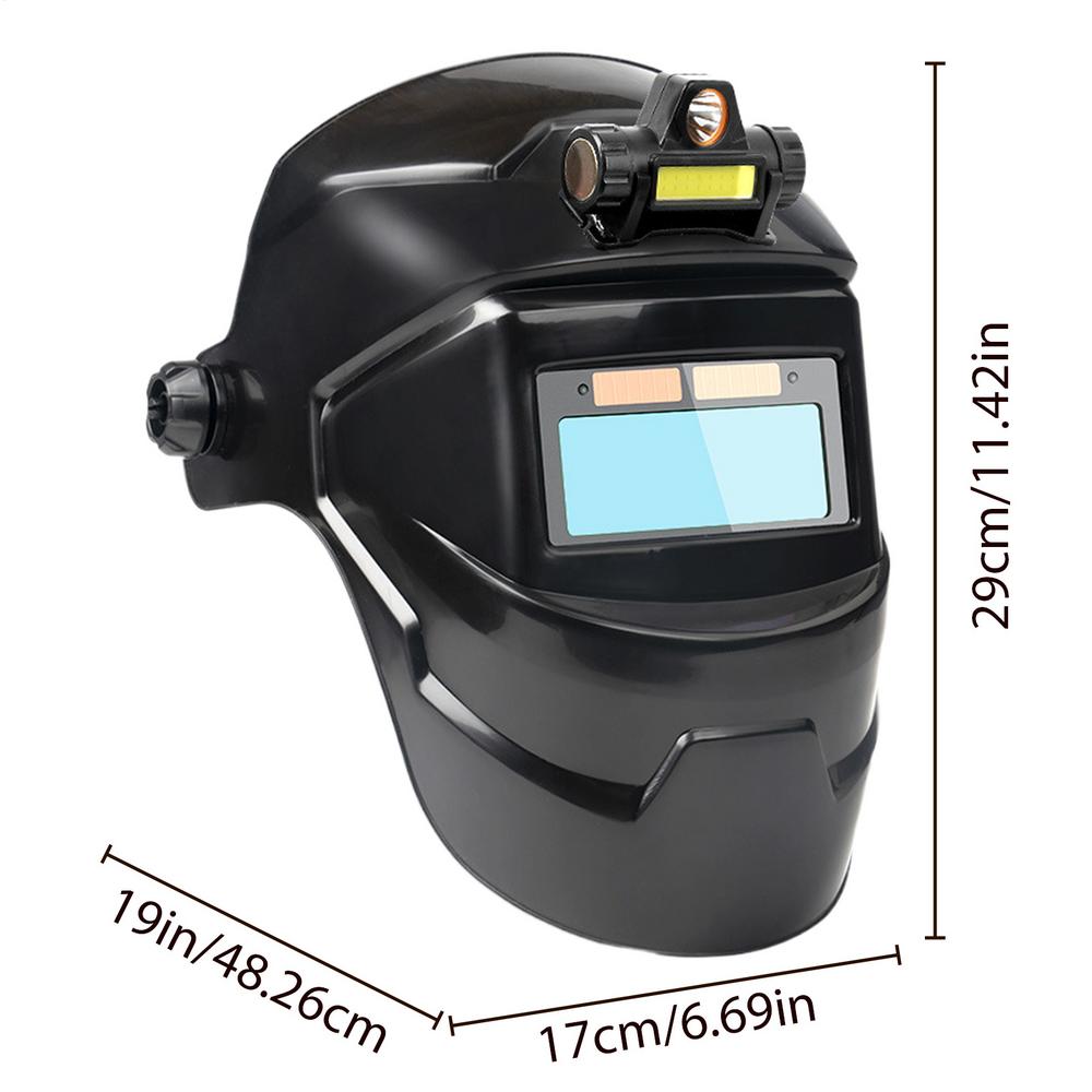 Auto Darkening Welding Helmet Welder Masque With Light Heat-Resistant Welding Helmet Auto Darkening For Construction Industrial