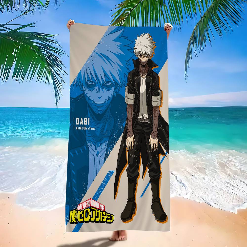 M-My H-Hero A-Academias Anime Microfiber Beach Towel Absorbent Quick Dry Soft Yoga Swimming Resort Mountain Climbing Towel