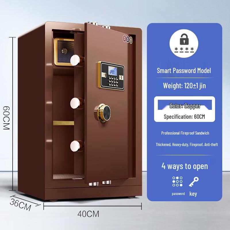 Xintai Home & Office Fireproof Safe with Fingerprint, WiFi & Password Lock