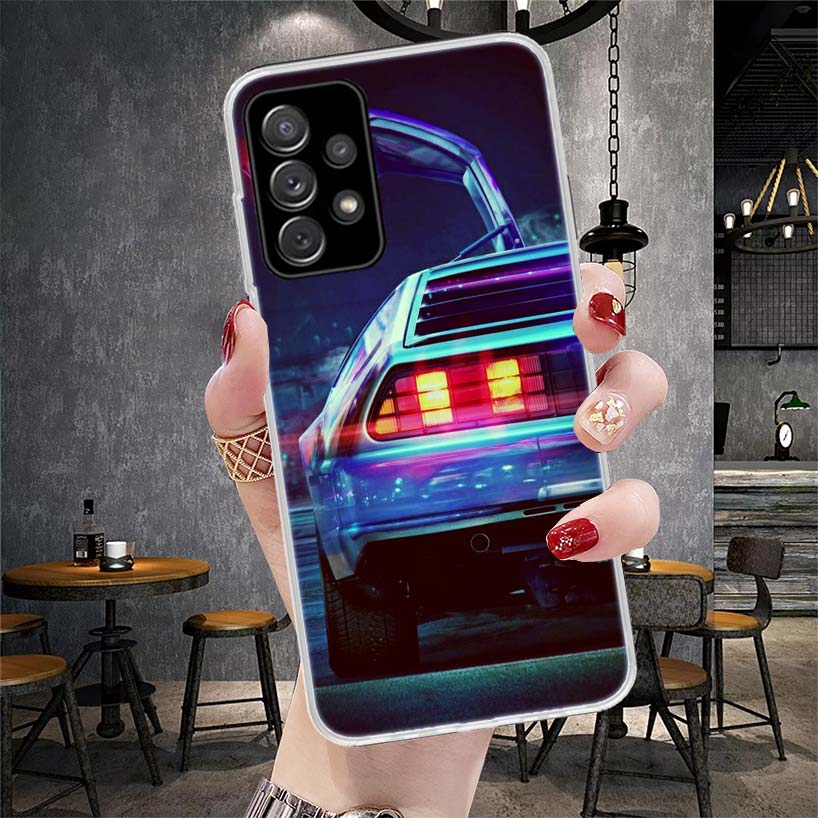 Back To The Future Time Machine Soft Phone Case For Samsung Galaxy S22 S23 S24 S25 Edge S26 Ultra S20 FE S21 Plus + Fundas Coque