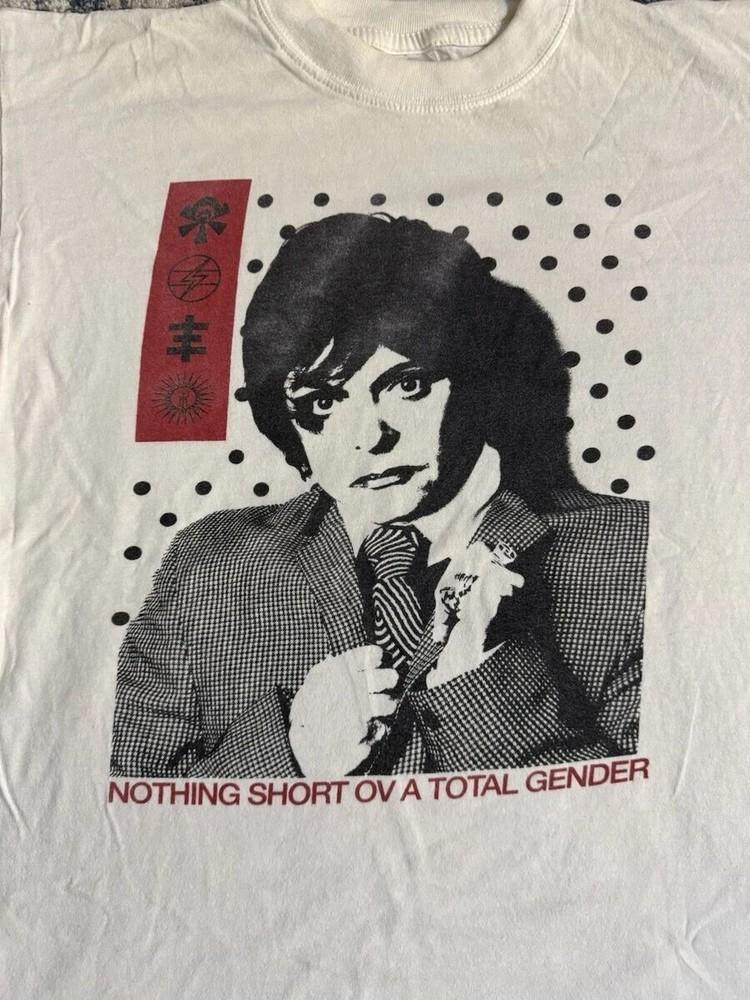 Vtg Genesis P-Orridge Nothing Short Ov A Total Gender Shirt Unisex S To 4XL