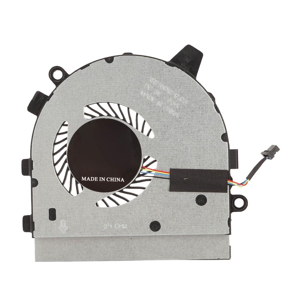 CPU Cooling Fan ABS Aluminum Alloy 4Pin Connector Easy Installation Laptop Cooling Fan for Inspiron 13 7390 7391