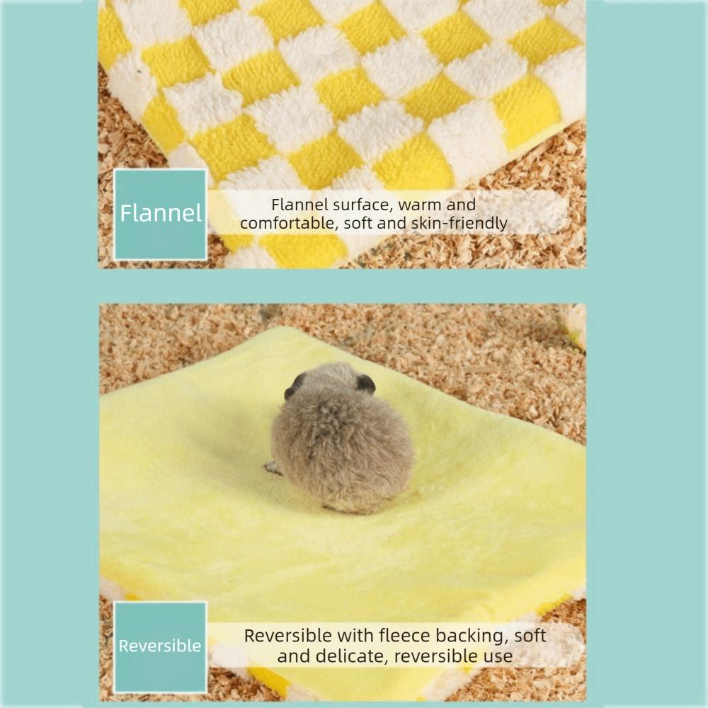 Warm Guinea Pig Tunnel Pad Foldable Pet Cave Nest Comfortable Hamster Cotton Mat  Cage Accessory