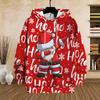 Merry Christmas Men's Hoodies Funny Santa Claus Ho Ho Pullovers Sweatshirts Long Sleeve Men's Xmas Sportsuit Jumper