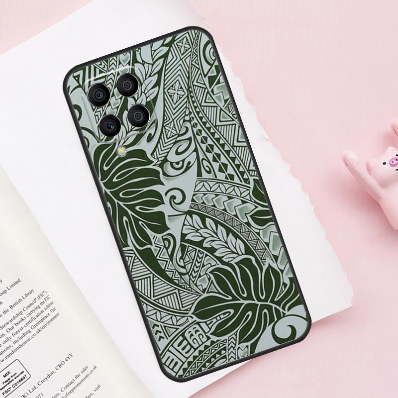 Maori Polynesian Samoan Tribal Case For Samsung Galaxy M52 M32 M12 M13 M53 M51 M31 M11 M14 M34 M54 M16 M36 M56 M15 M35 M55