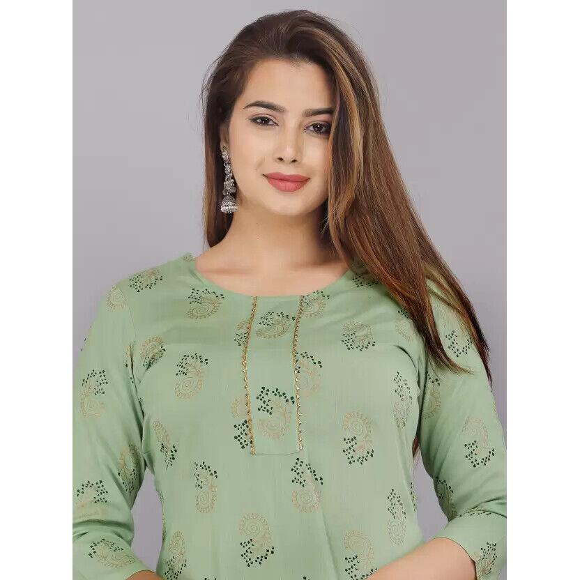 Beautiful Designer Kurti Skirt Set Bollywood Anarkali Kurta Salwar Kameez Dress VF-102SD