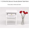 Socobeta Wooden Table Model, Eco-Friendly Lightweight Table Nightstand Model for Girls for Decoration
