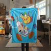 Rocko Flannel Blanket, High quality Comfortable for All Seasons, Home Decor, Warmth and Comfort