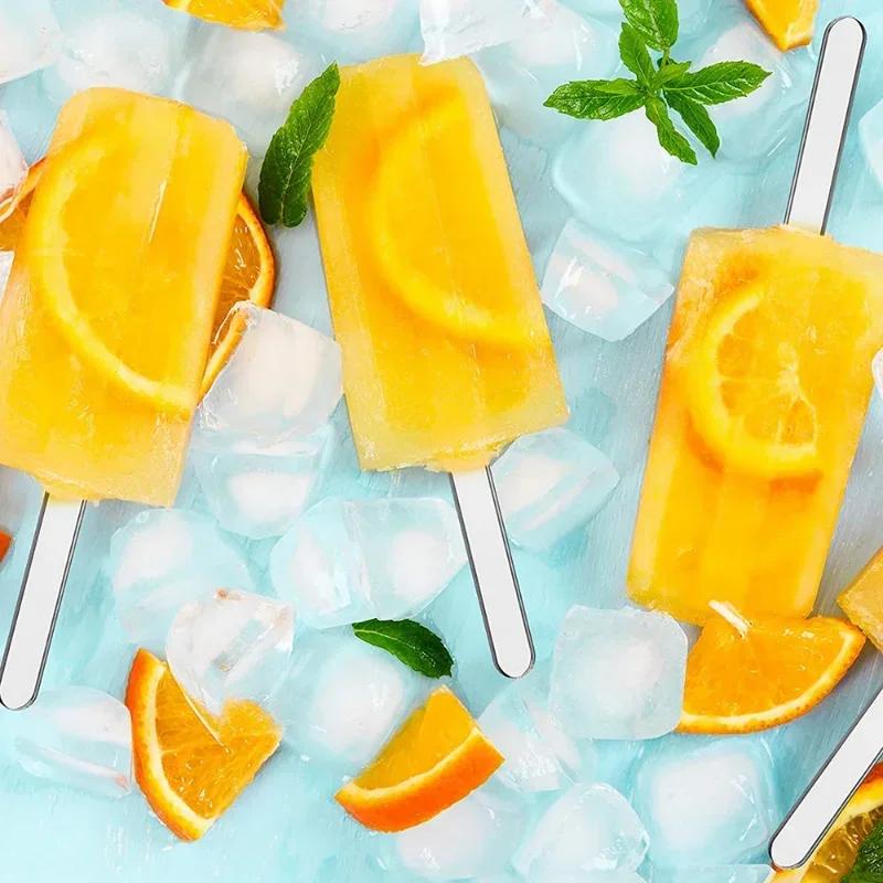 DIY Crafts Acrylic Popsicle Sticks Reusable Ice Cream Sticks Creamsicle Cakesicle Cake Candy Pop Sticks Ice Lollies