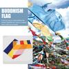Flag Buddha Flags Banner Prayer for Outdoor Buddhism Blessing Polyester