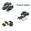 Green Artificial Plant Bonsai Exquisite Craftsmanship High-quality Materials Lifelike Appearance Realistic Design Office Decor