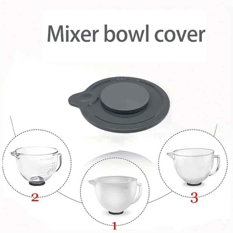 Multifuntional Cutter Bowl Lid Easy To Clean Blender Cover Mixers Lid Clear Replacement Cover for 4.5QT-5QT Stand Mixers