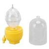 Egg Scrambler Convenient Hand Powered Golden Egg Maker for Mixing Egg Home Kitchen Yellow