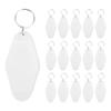 [PATIKIL] 16-Piece Vintage Motel Keychains, Blank Hotel Keychains, Diamond Shape Retro Key Tags for DIY Crafts, Ornaments, Backpacks, Luggage Labels,