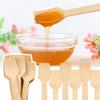 Disposable Wooden Spoon Mini Square Head Tasting Spoon Bulk Party Ice Cream Yogurt Wedding Dessert Small Tableware Honey Spoon