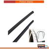 2pcs Roof Drip Molding Weatherstrip 75555-06080 75556-06080 75555-06100 75556-06100 for Toyota Camry 2012-17 Left & Right Side Roof Drip Molding