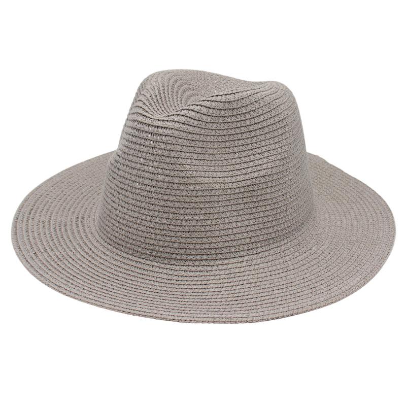 Spring And Summer New Panama Straw Hat European And American Style Jazz Hat Fedora Top Hat Panama Hat Straw Hat