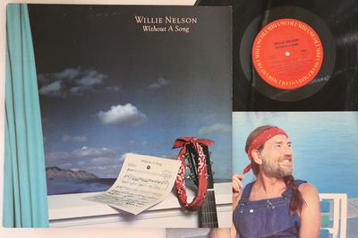 LP Schallplatte WILLIE NELSON - Without A Song FC39110 COLUMBIA 1983 US Country Gebraucht
