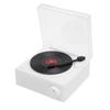 Record Player Bluetooth Speaker ABS Cute Portable Wireless Turntable Speaker Alarm Clock for Home