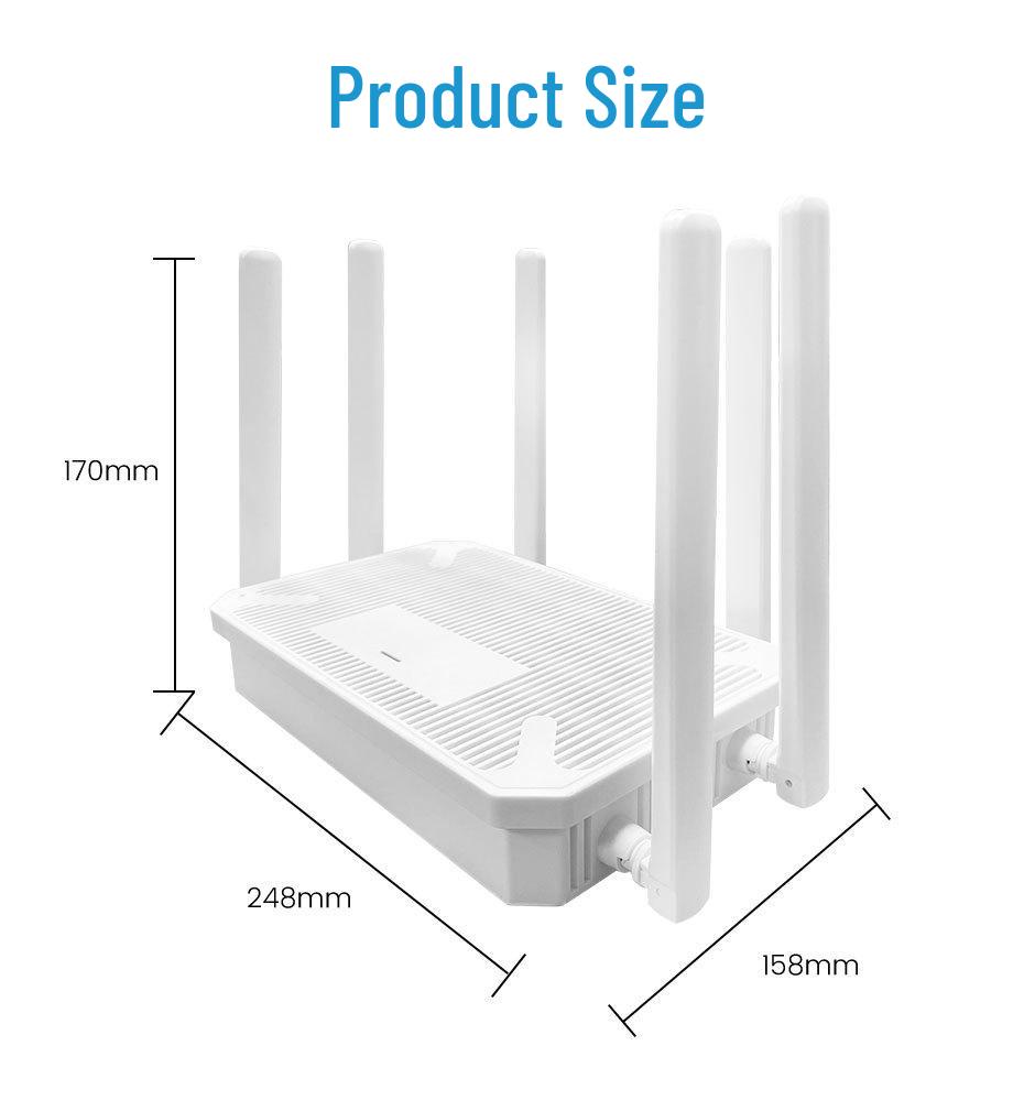 

AX3000 Dual-Band WiFi 6 Gigabit Router 4