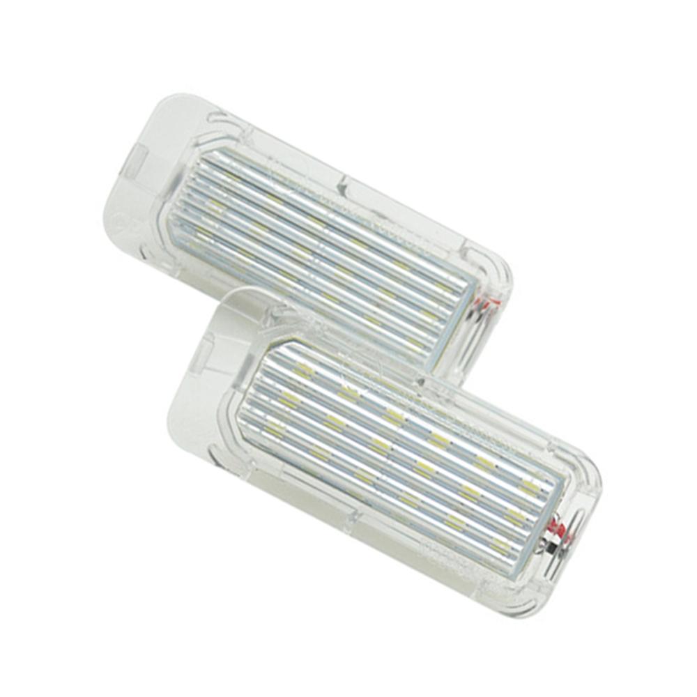 LED License Number Plate Light Car Rear Lamp Canbus White 12V 6000k For Ford Focus 5D Fiesta Mondeo MK4 Auto Number Bulbs
