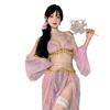 Fun Underwear, Antique Hanfu Straps, Nightdress Set, Small Breasts Show Big Belly Pockets, Uniform, Pure Desire Style Flirting Clothes
