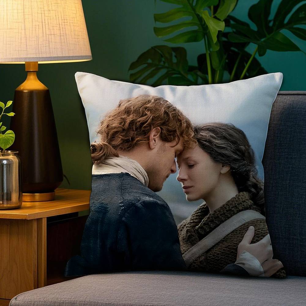 Pillow Case Plush Fabric Soft Double Sided Print TV Series O-Outlander Sofa Cushion Cover Throw Pillow Covers