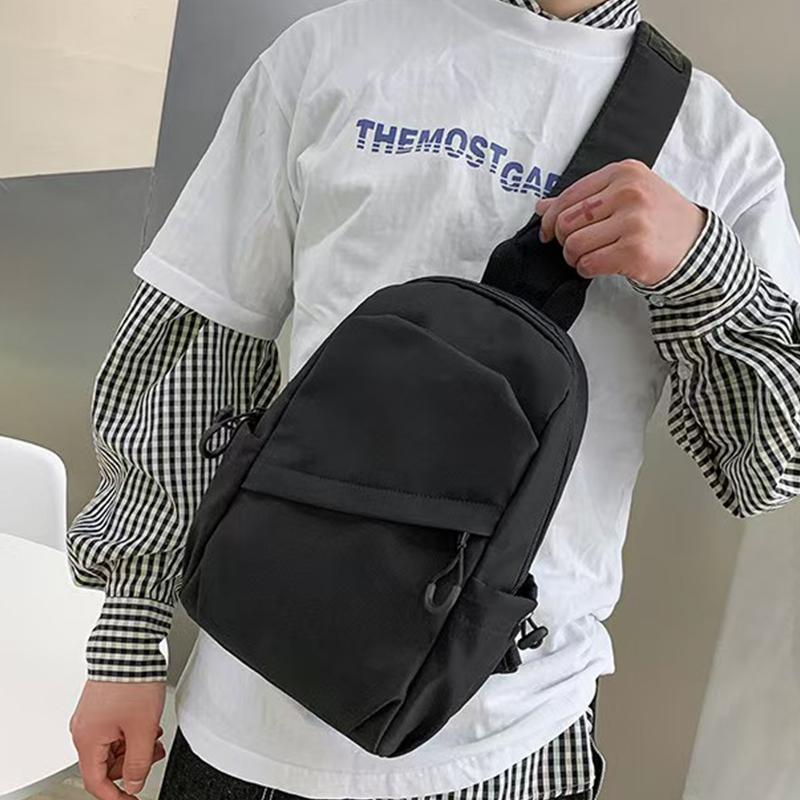 Neutral Style Backpack For Men And Women, Multi-Functional, Trendy, Suitable For Hiking, Cycling, Messenger Bag, Crossbody Bag