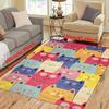 Cute Cartoon Cat Rug Colorful Floor Mat Kitchen Rug Doormat Welcome Mat Bathroom Mat Rug For Bedroom Carpet For Live Room